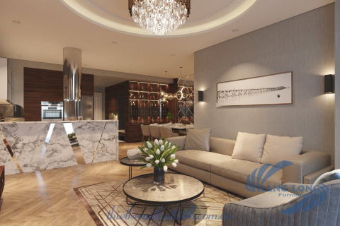 Thiết Kế Nội Thất Chung Cư 130M2 Tòa R4 Royal City 